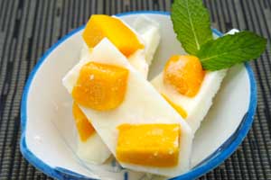 マンゴーのヨーグルトバーク